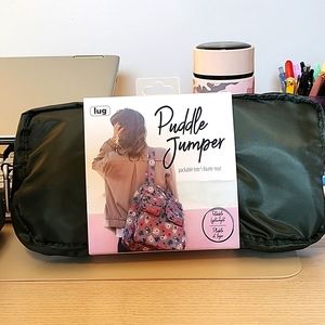 NWT Lug Puddle Jumper Packable Tote in Olive Green